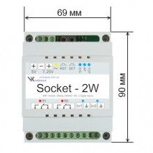 WiFi-модуль Socket-2W 2 входи, 2 реле 240В 10А