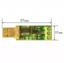 Перетворювач USB-485FP на мікросхемі FT232RL без корпуса